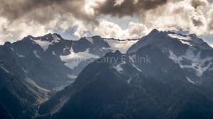 West Peak, Mt Olympus and Glacial Valleys, Hurricane Ridge National Park, WA 