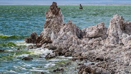 Mono Lake on a Windy Spring Day
