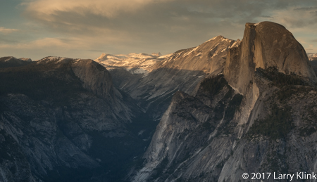 Image of Yosemite's Half Dome at Sunset