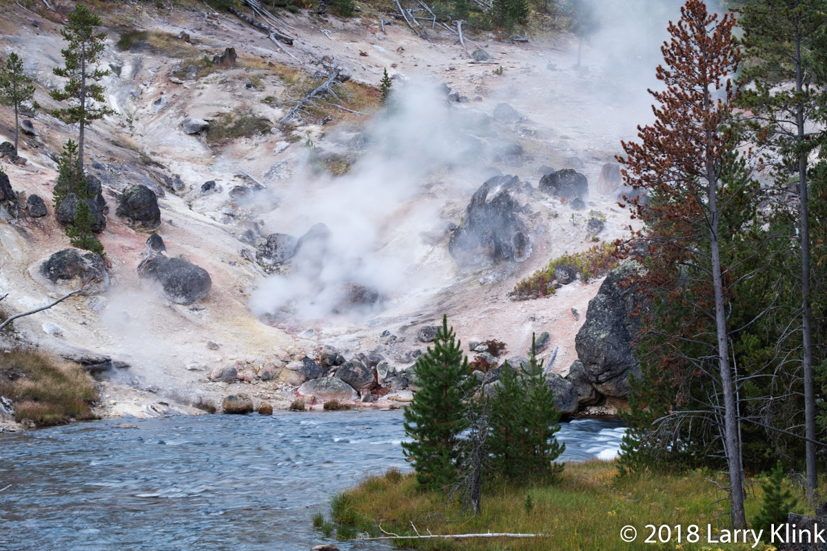 Fumarole Along Grand Loop Road