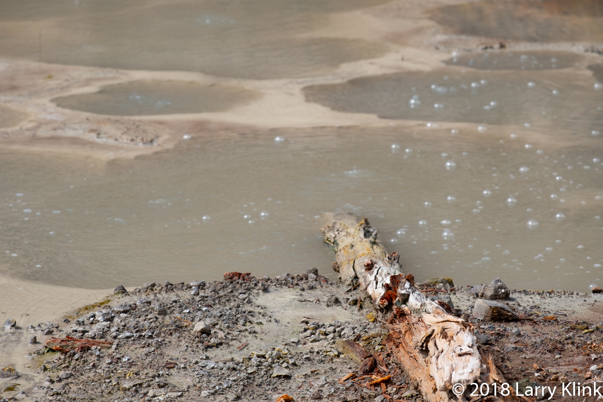 Sizzling Basin, Mud Volcano Area, Yellowstone National Park; SEP 2018